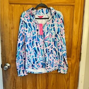NWT Lilly Pulitzer Skipper Popover Reel Nauti